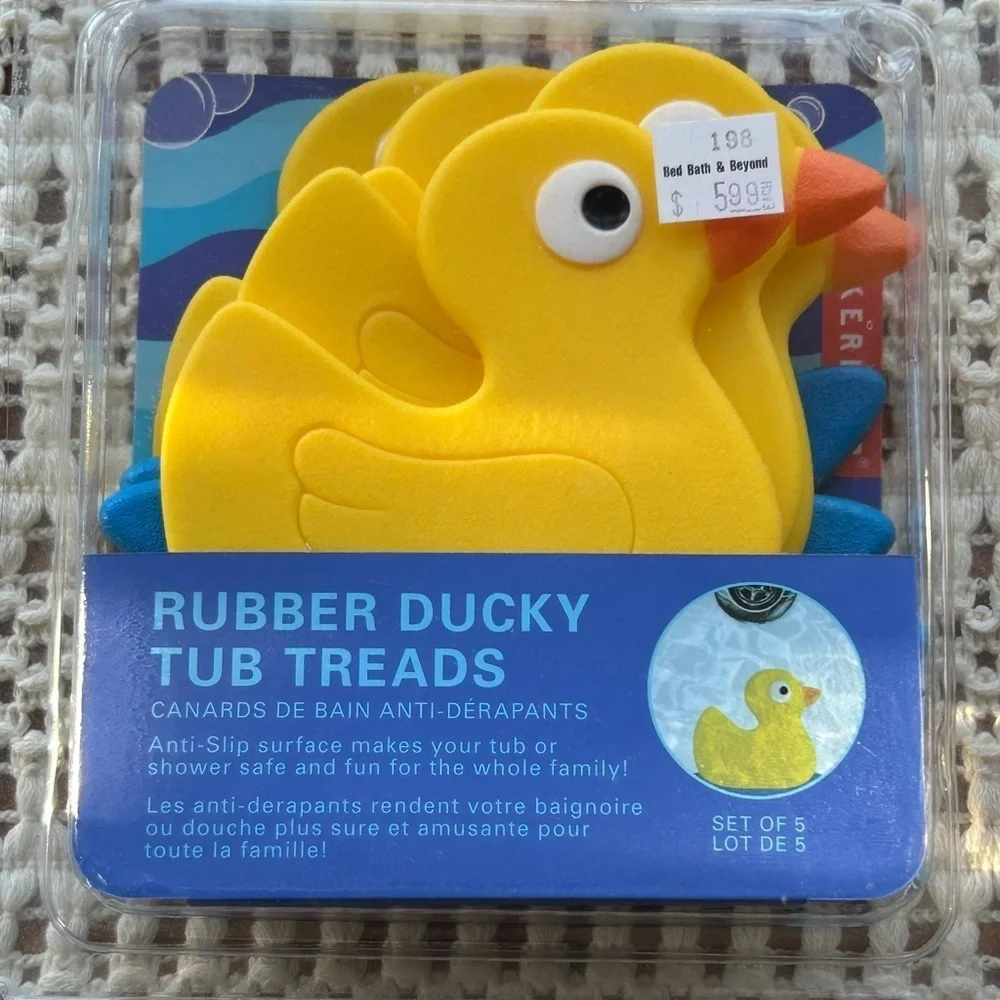 FREE WHEN BUNDLED WITH FLiPSiDE Towel Blanket Rubber Ducky Tub Treads 1 Set
